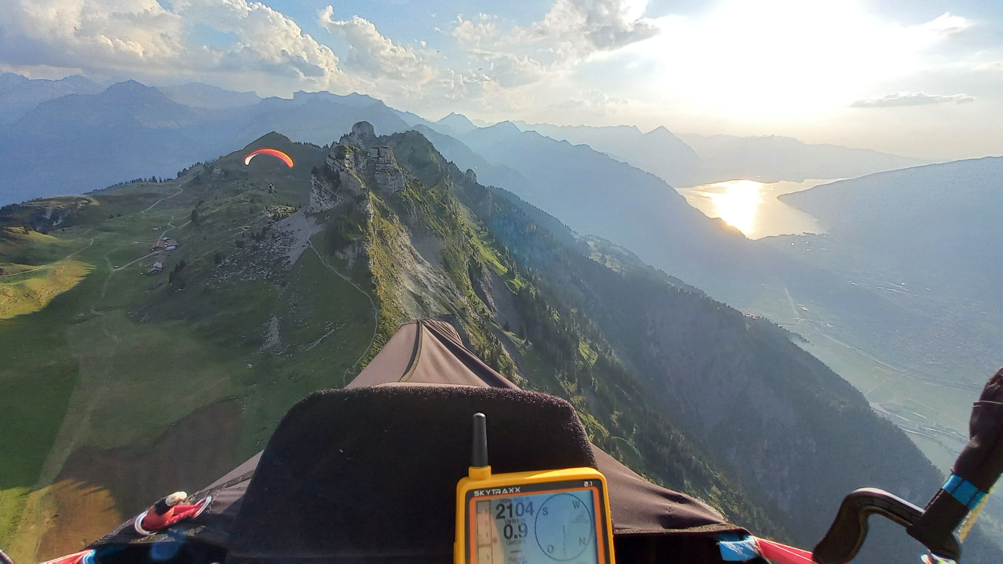 Soaren in der sch&ouml;nsten Abendstimmung